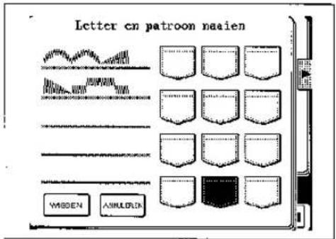 Letter en patron naaien MISEN ANMLDRK
