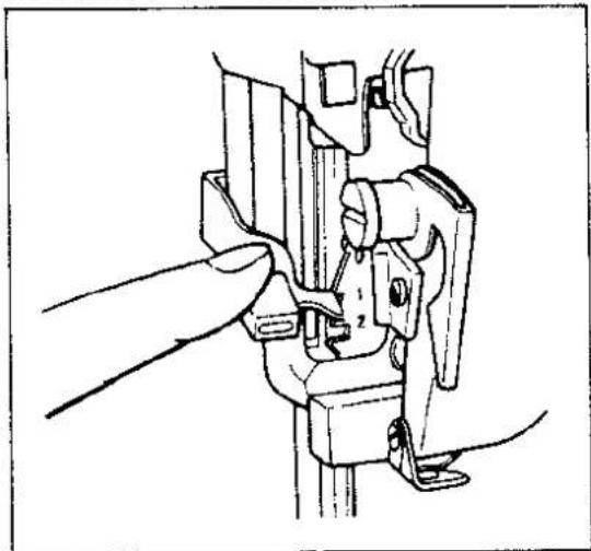 BROTHER VX-510 - Persvoetdrukhandle - 1