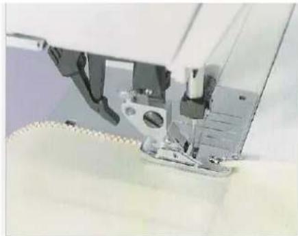 Gritzner Tipmatic 6122 DFT - Zomen met de rolzoomvoet - 1