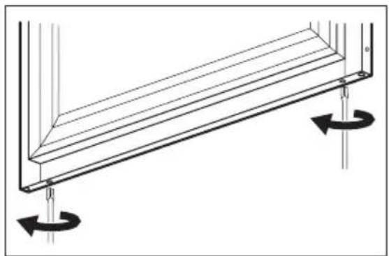 AEG SWD81800G0 - Assembly instructions for the compensator lower part of the door - 1