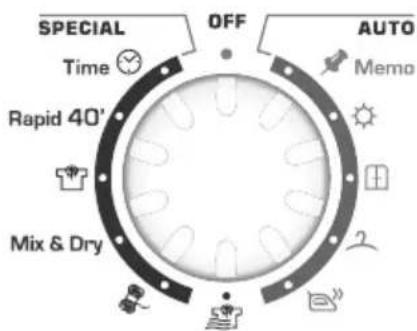 CANDY GOV 780 C-S - PROGRAMMA KIEZEN - 1
