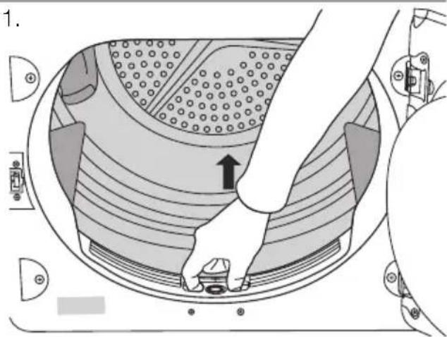 ELECTROLUX EDE1074PDW - HET PLUISFILTER SCHOONMAKEN - 1