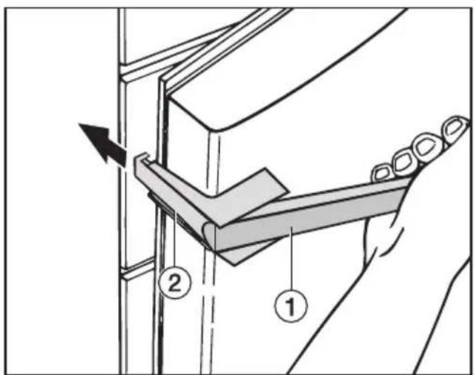 MIELE FN 14820 S - Voorhetveranderenvandedraai - richtingvandedeurhebtunodig:: - 1