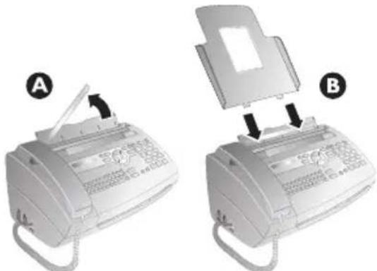 XEROX TF4075 - Papierhouder installeren - 1