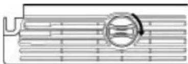 Pure technical diagram of a mechanical component with no visible text, numbers, or symbols