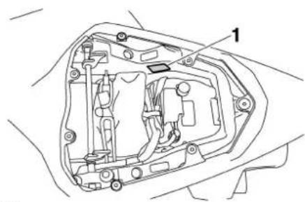 YAMAHA YZF-R6 (2012) - Identificatienummers - 3