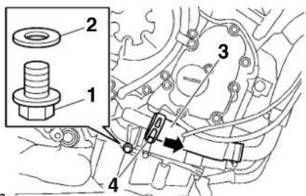 YAMAHA YZF-R6 (2012) - Om de koelvloeistof te verversen - 2