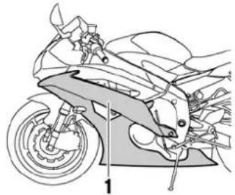 YAMAHA YZF-R6 (2012) - Stroomlijn- en framepanelen verwijderen en aanbrengen - 1