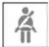 MINI Hardtop (2014) - Safety belt reminder for driver's seat and front passenger seat - 1