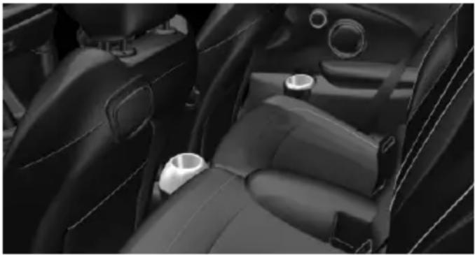 Interior view of a car showing rear seats and seatbelt (no text or symbols visible)