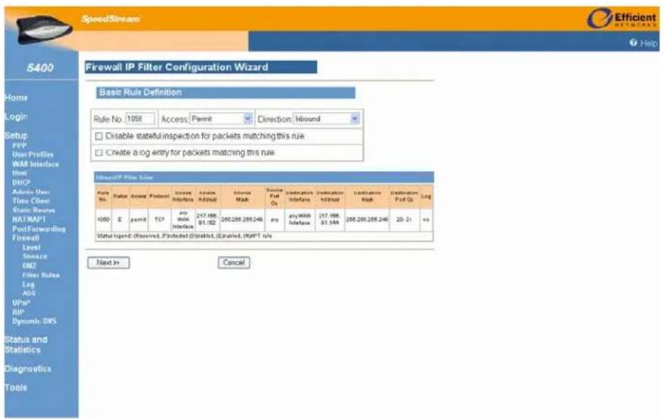 SIEMENS SpeedStream 5400 - Stap 1. - 4