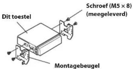 Dit toestel Schroef (M5 x 8) (meegeleverd) Montagebeugel