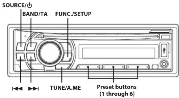 ALPINE CDE-114RM - Radio - 1