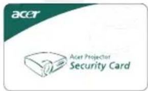 acet Acet Projector Security Card