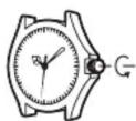 CASIO Edifice EF-547D-1A1VEF - De positie van de stopwatchwijzers aanpassen - 2