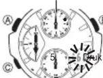 CASIO Edifice F-108WH-2AEF - Stopwatch B secondewijzer - 1