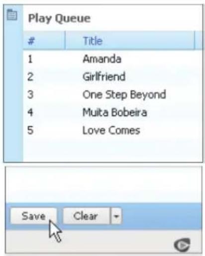 Play Queue Title 1 Amanda 2 Girlfriend 3.One Step Beyond 4 Muita Bobeira 5 Love Comes Save Clear