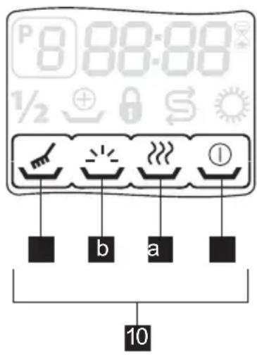 P 8 88:88 ½ + S ① b a 10