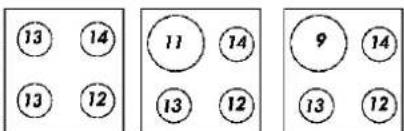 13 14 13 12 11 14 13 12 9 14 13 12