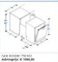 CANDY CIF 130/1 - cm volledig geïntegreerd - 1