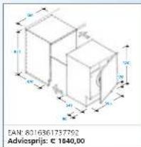 CANDY CIF 130/1 - cm volledig geïntegreerd - 1
