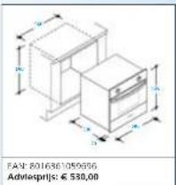CANDY CIF 130/1 - Conventionele oven - 1