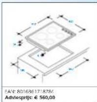 CANDY CIF 130/1 - cm Highlight keramische kookplaat - 1