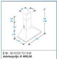 CANDY CIF 130/1 - cm luxe wandschouw - 1