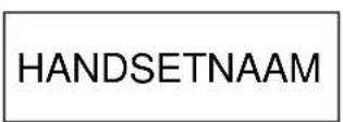 Fysic FX-5020 - HANDSETNAAM: - 2