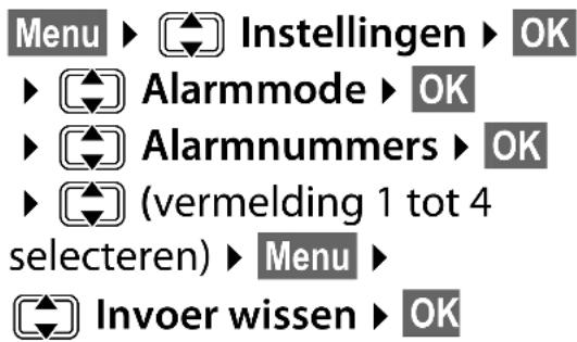 GIGASET E500A XL DUO - SOS-nummers wissen - 1