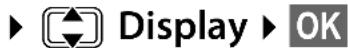 GIGASET E500A XL DUO - Displaycontrast wijzigen - 2