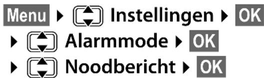 GIGASET E500A XL DUO - Persoonlijk noodbericht invoeren/wijzigen - 1