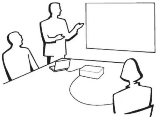 SHARP PG-D3510XL - Standard Setup (Front Projection) - 1