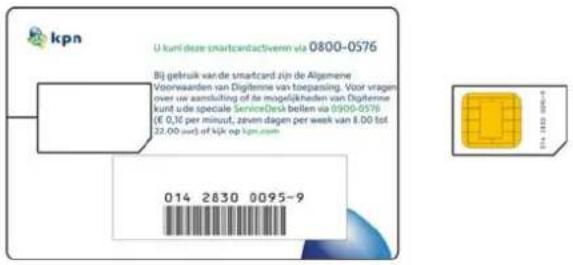 LENCO TFT-711 - BEDIENING KPN DIGITENNE SMART CARD - 2
