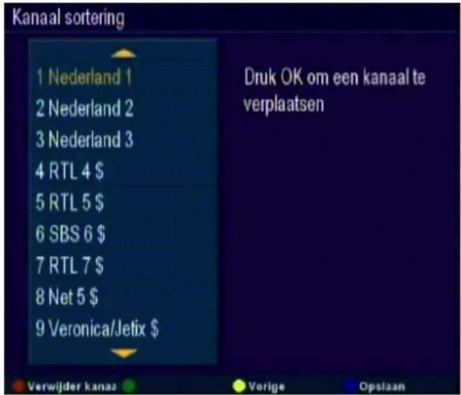 LENCO TFT-711 - Televisie- of radiohoofdlijst bewerken - 1