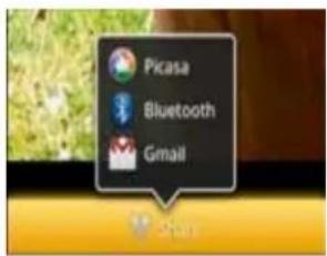 Picasa Bluetooth Gmail Share