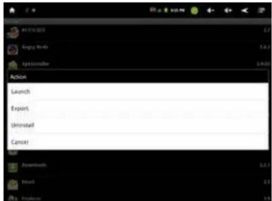 Tom Tec Game Pro 7 - Waar kan ik applicaties beheren? - 2