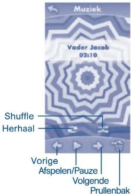 Muziok Vader Jacob 02:10 Shuffle Herhaal Vorige Afspelen/Pauze Volgende Prullenbak