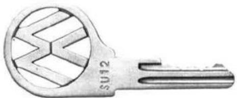 VOLKSWAGEN Kever Convertible (1973) - Keys - 2