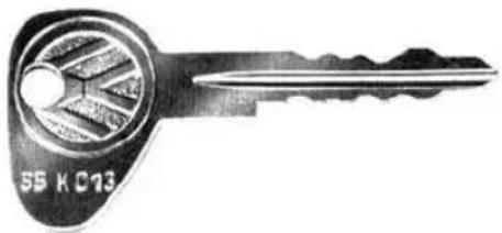 VOLKSWAGEN Kever Convertible (1973) - Keys - 1