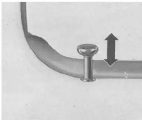 VOLKSWAGEN Kever Convertible (1973) - To lock and unlock doors from the outside - 1