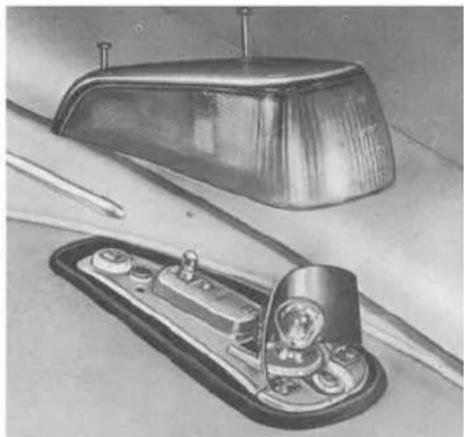 VOLKSWAGEN Kever Convertible (1973) - Front turn signal/parking light bulb or side marker light bulb - 1