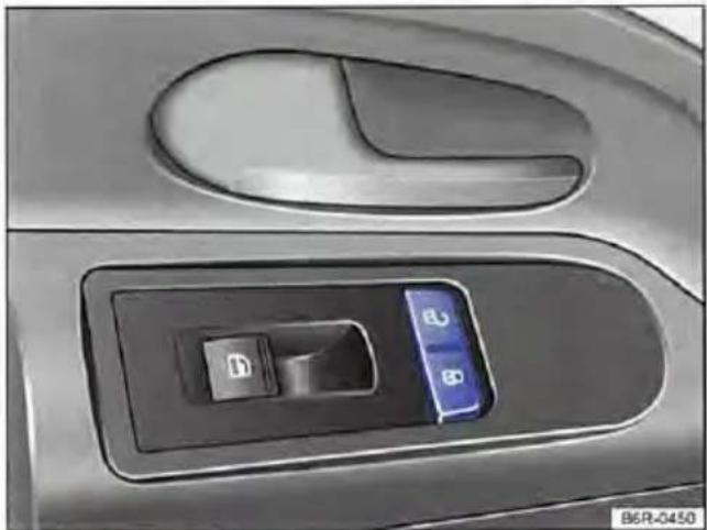 VOLKSWAGEN Up! (2011) - Wagen van binnenuit ont- of vergrendelen - 1