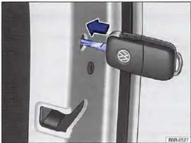 VOLKSWAGEN Up! (2011) - Bijrijdersportier handmatig vergrendelen - 3