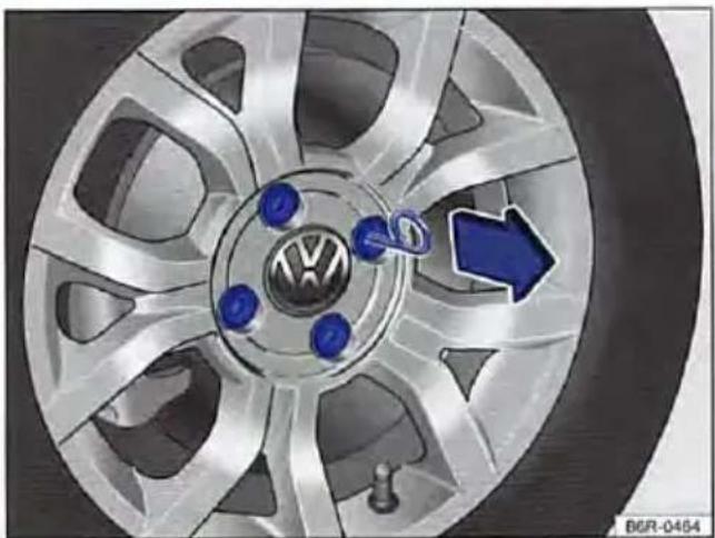 VOLKSWAGEN Up! (2011) - Doppen van de wielbouten - 1