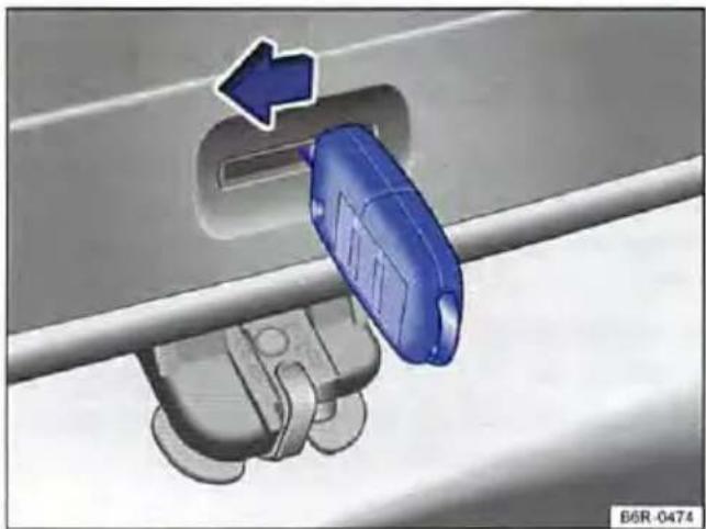 VOLKSWAGEN Up! (2011) - Achterklep noodontgrendelen - 1