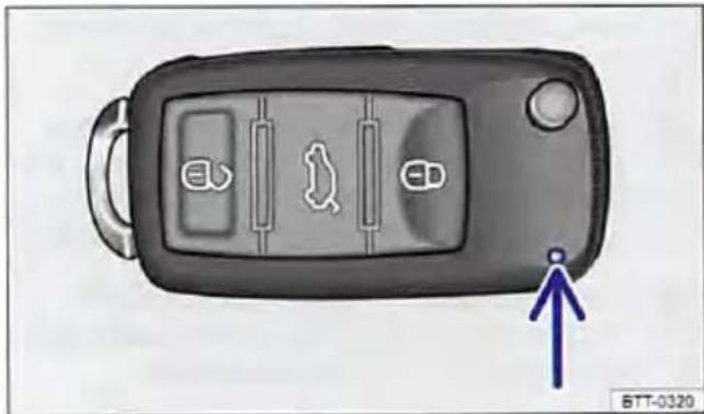 VOLKSWAGEN Up! (2011) - Controlelampje in sleutel - 1