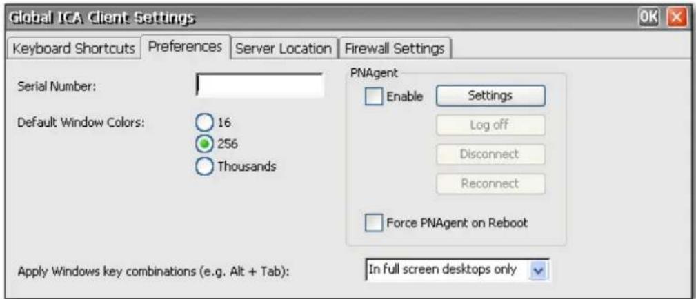 HP t510 Flexible - Preferences (Voorkeuren) - 1
