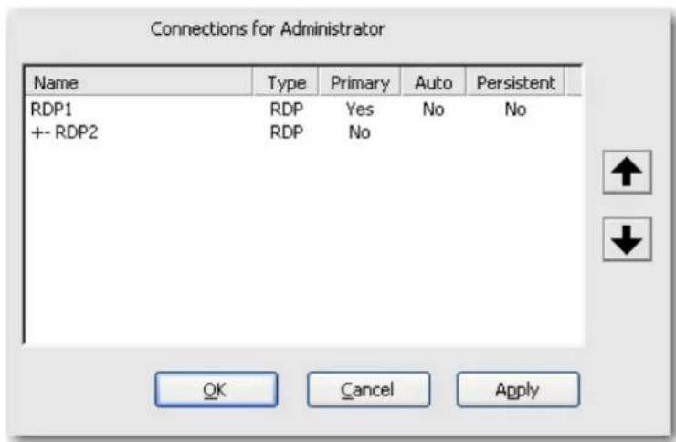 HP t510 Flexible - Verbindingen aanwijzen als primair of secundair - 2
