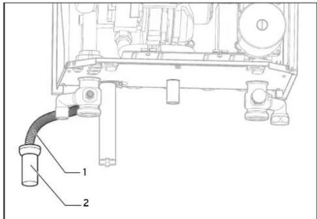 VAILLANT HR Exclusief VHR 65/4 S - Condenswaterafvoer monteren - 1